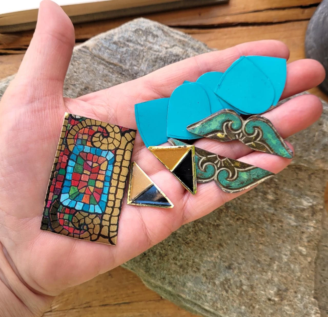 Lot de breloques décors en fer pour la création de bijoux